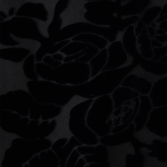 Damen Wickelrock mit eleganter Fransenverzierung und floralem Muster EB