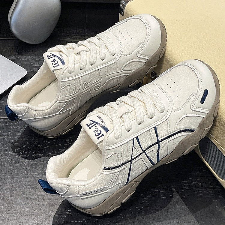 Damen Sportliche Sneaker mit atmungsaktivem Obermaterial und rutschfester Sohle EB