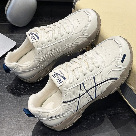 Damen Sportliche Sneaker mit atmungsaktivem Obermaterial und rutschfester Sohle EB