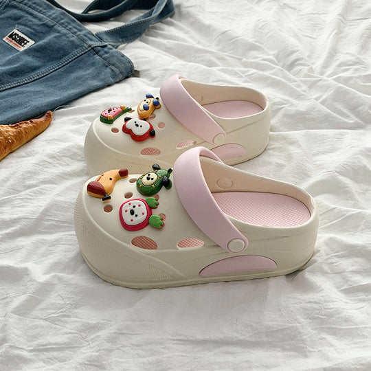 Damen Komfortable und verspielte Trend Clogs EB