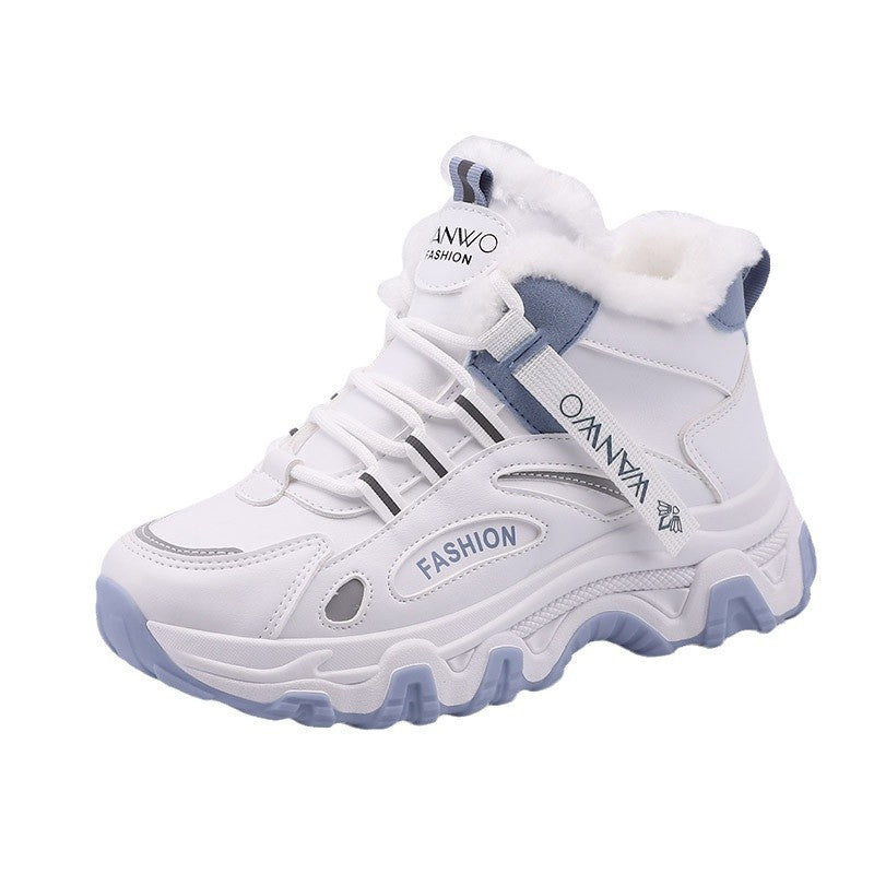 Damen Winter Sneakers mit kuscheligem Futter und rutschfester Sohle EB