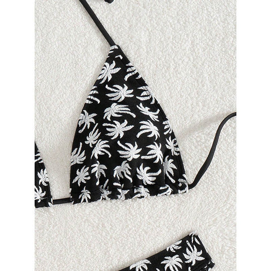 Damen Triangel-Bikini mit floralem Print EB