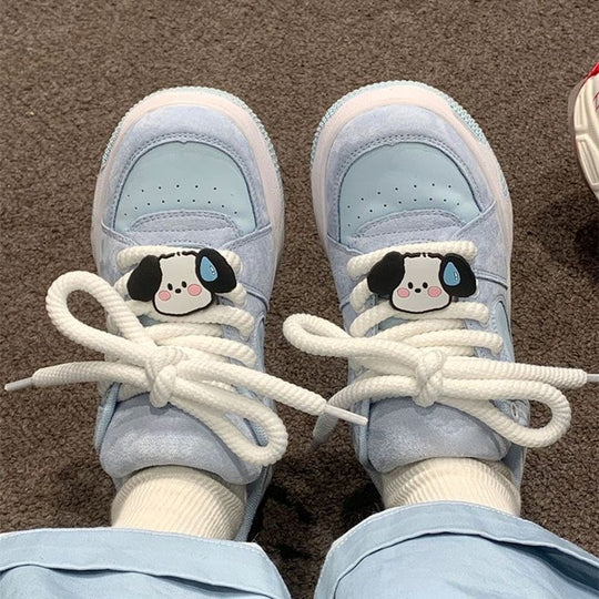 Damen Sneaker mit verspieltem Design und tierischen Applikationen EB