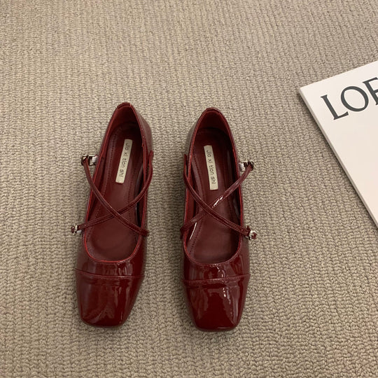 Damen elegante Schuhwerk mit Kreuzriemen EB