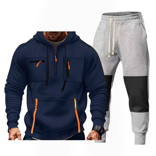 Herren Sportbekleidungsset mit funktionalen Taschen EB