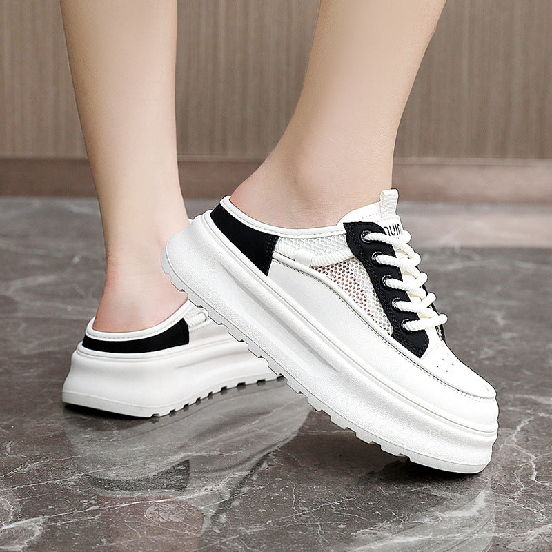 Damen Slipper Sneakers mit ergonomischem Komfort und atmungsaktiver Mesh-Oberfläche EB