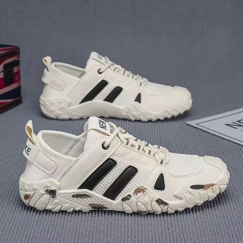 Damen Sportliche Mesh-Sneaker mit stoßdämpfender Sohle und rutschfester Außensohle EB