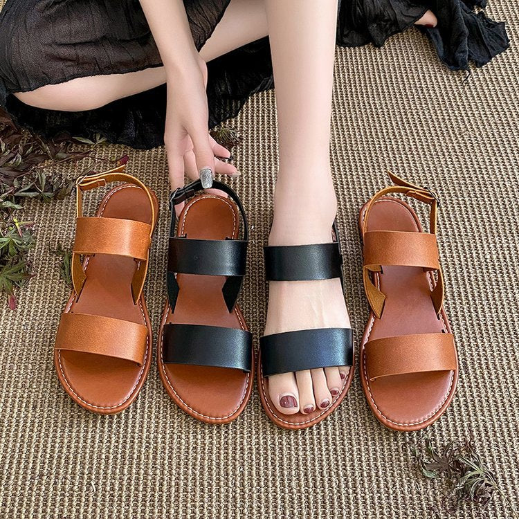 Damen Komfortable Riemchen-Sandalen EB