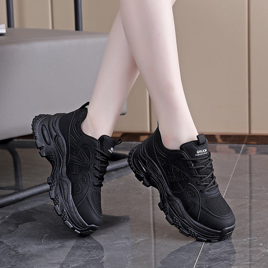 Damen Leichte Lauf-Sneaker mit luftdurchlässiger Mesh-Oberfläche und dämpfender Sohle EB