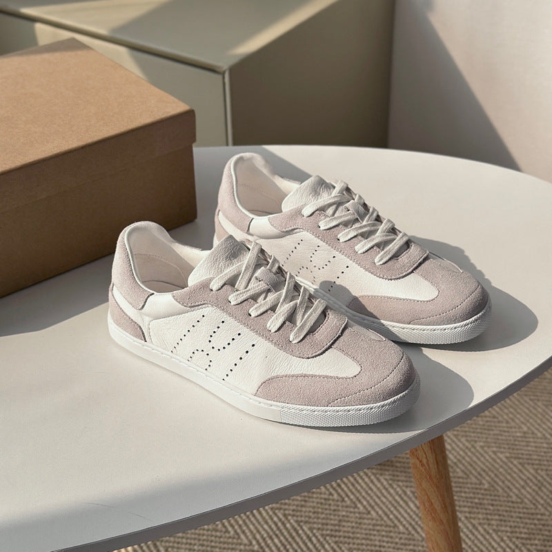 Damen Sportliche Sneakers aus hochwertigem Wildleder und atmungsaktivem Mesh EB