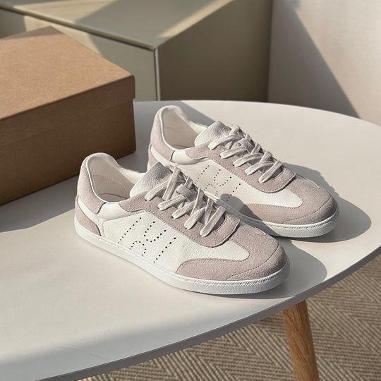 Damen Sportliche Sneakers aus hochwertigem Wildleder und atmungsaktivem Mesh EB