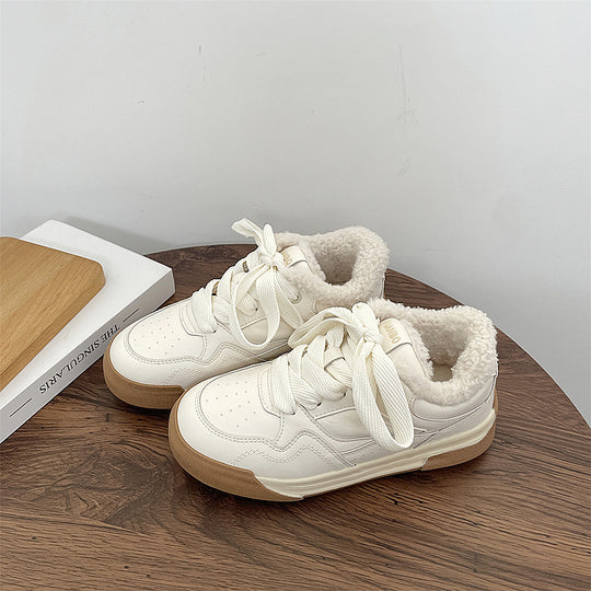 Damen Sneakers mit kuscheligem Innenfutter und rutschfester Sohle EB