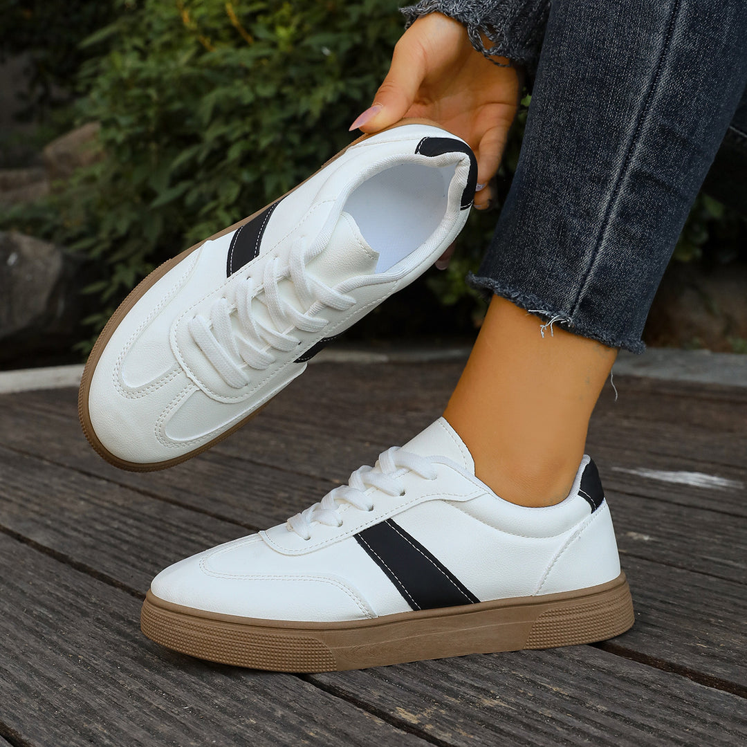 Damen Komfortable Freizeitsneaker mit rutschfester Sohle und modischem Design EB