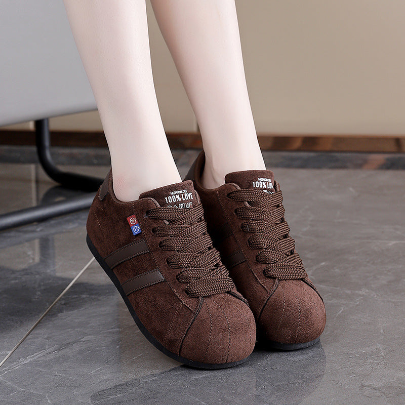 Damen Sneaker aus Rauleder mit komfortablem Fußbett EB