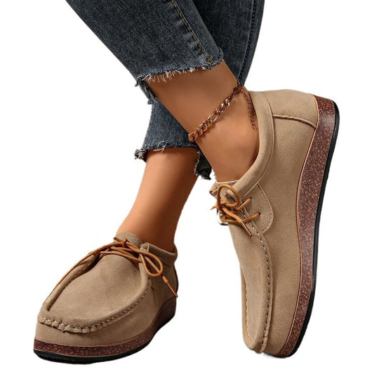 Damen Bequeme Mokassins mit traditionellem Design EB