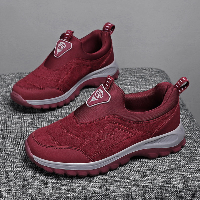 Damen Leichte und flexible Sport-Sneaker mit elastischem Einstieg EB