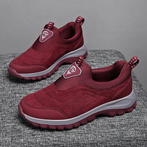 Damen Leichte und flexible Sport-Sneaker mit elastischem Einstieg EB