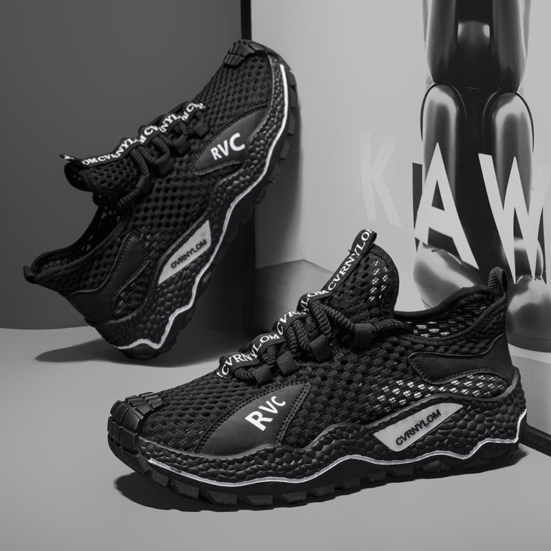 Damen Sportliche Lauf-Sneaker mit atmungsaktiver Netzstruktur und rutschfester Sohle EB