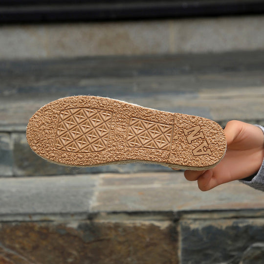 Damen Espadrilles mit elastischem Obermaterial und komfortabler Sohle EB