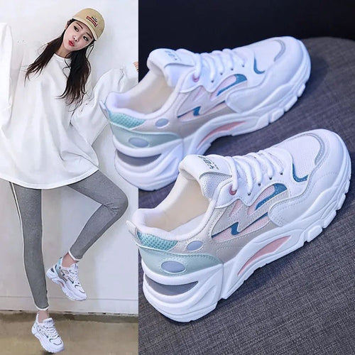 Damen Sportliche Sneakers mit dynamischer Dämpfungstechnologie und atmungsaktivem Obermaterial EB