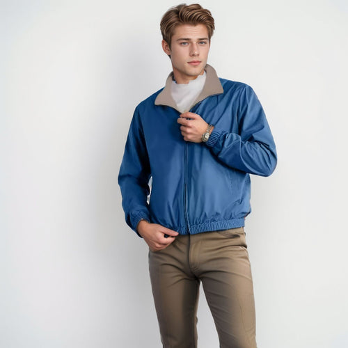 Herren leichte Übergangsjacke mit hochschließendem Kragen EB