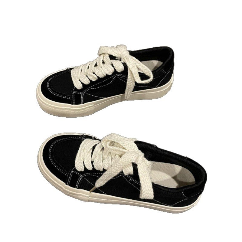 Damen Sneakers im lässigen Skater-Design mit dicker Laufsohle EB