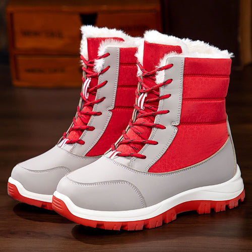 Damen Winterstiefel mit kuscheligem Kunstfellfutter und rutschfester Sohle EB