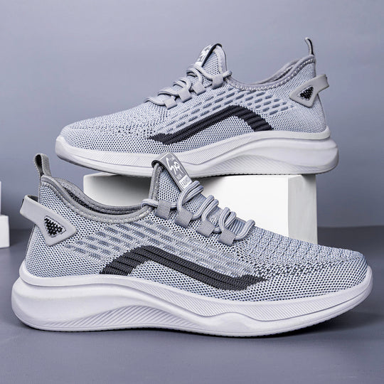 Damen Atmungsaktive Strick-Sneaker mit flexiblem Sohlen-Design EB