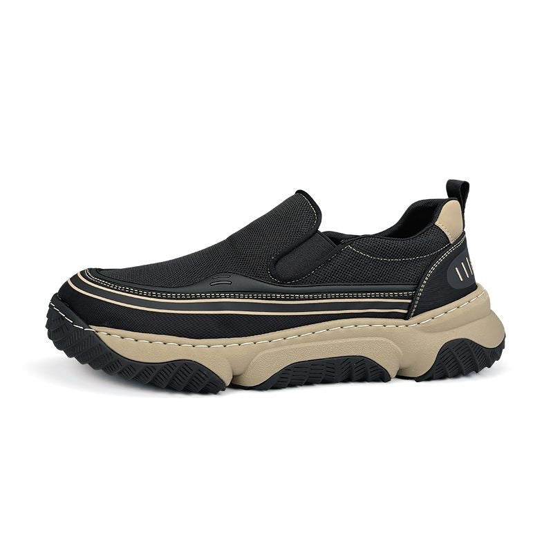 Damen Sportliche Slip-On Sneakers mit atmungsaktivem Obermaterial EB