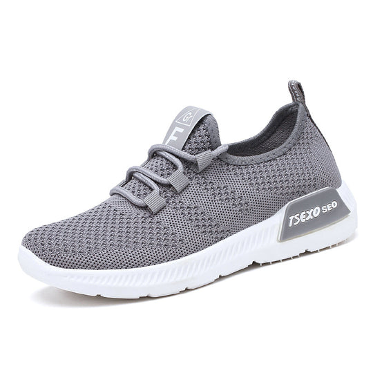 Damen Leichte und atmungsaktive Sneaker mit flexiblem Mesh-Obermaterial EB