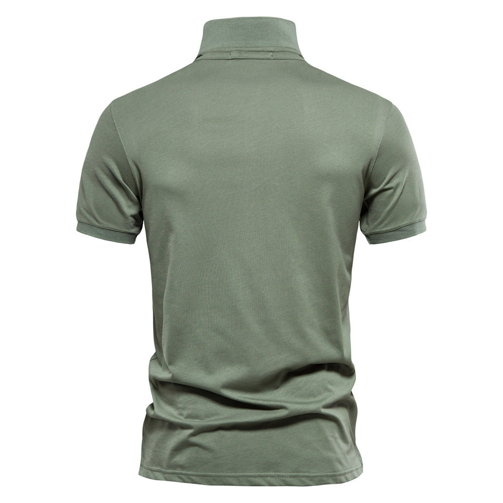 Herren Polo-Shirt mit feiner Piqué-Struktur und klassischem Kragen EB