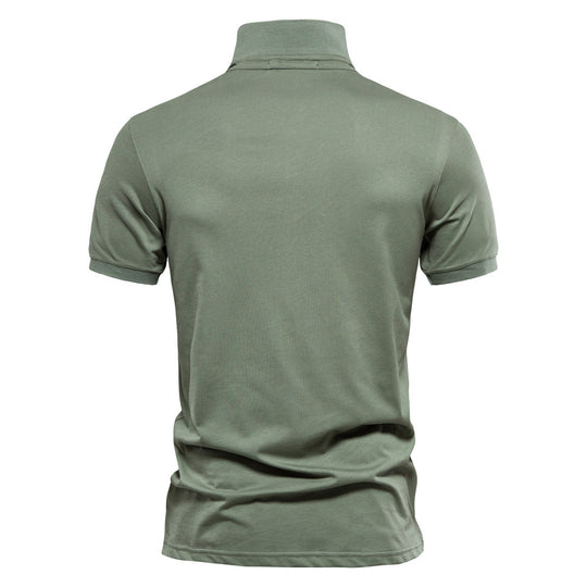 Herren Polo-Shirt mit feiner Piqué-Struktur und klassischem Kragen EB