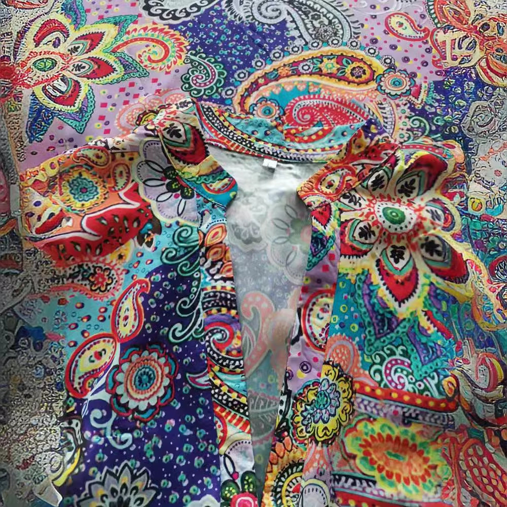 Damen Freizeitkleid im verspielten Paisley-Design EB