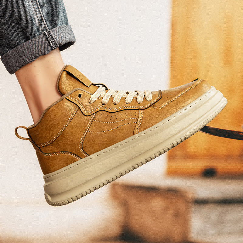 Herren modische high-top Sneakers mit weichem Innenfutter und stabiler Sohle EB