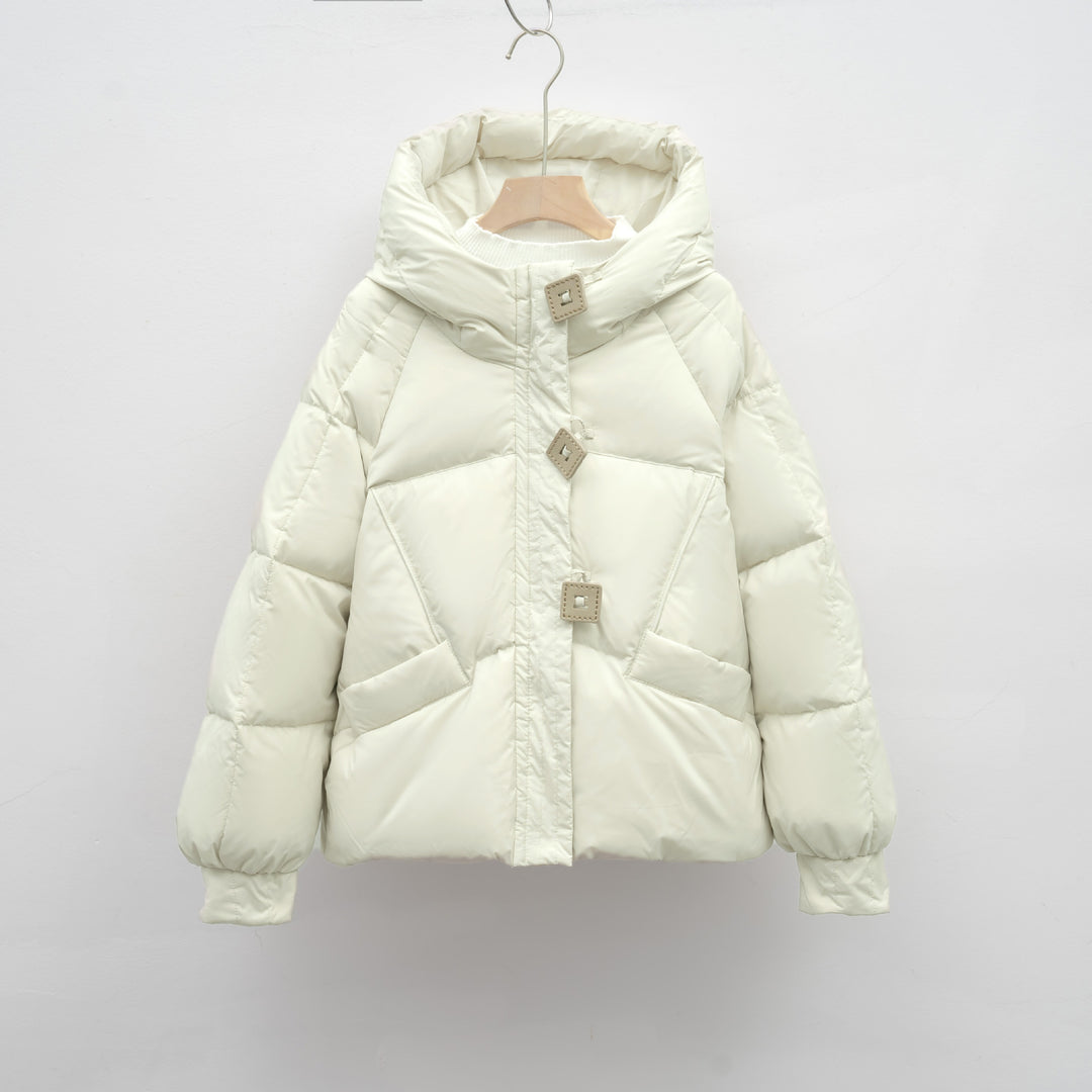 Damen Lässige Winterjacke mit voluminösem Design EB
