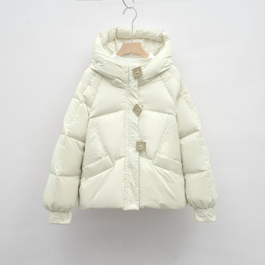 Damen Lässige Winterjacke mit voluminösem Design EB