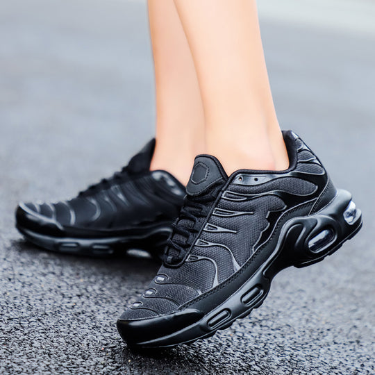 Damen Sportliche Mesh-Sneaker mit dämpfendem Luftpolstersystem und rutschfester Sohle EB
