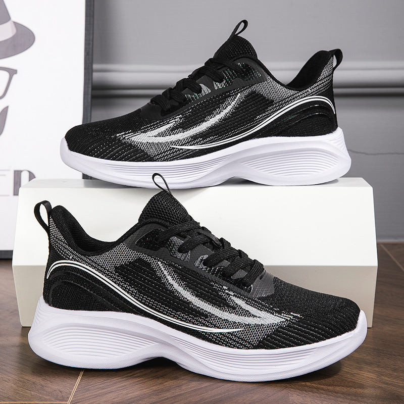 Damen Sportliche Laufschuhe mit atmungsaktiver Mesh-Oberfläche und dämpfender Sohle EB
