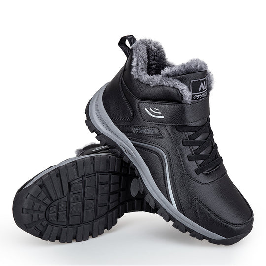 Damen warme Winterboots mit isolierender Fütterung und rutschfester Sohle EB