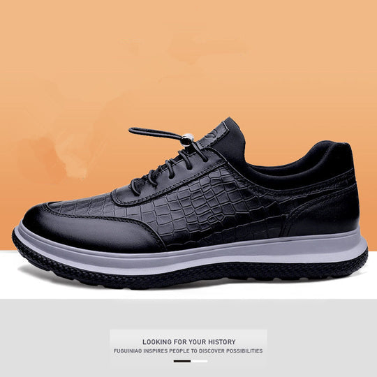 Herren modische Sneaker mit edlem Schlangenmuster EB