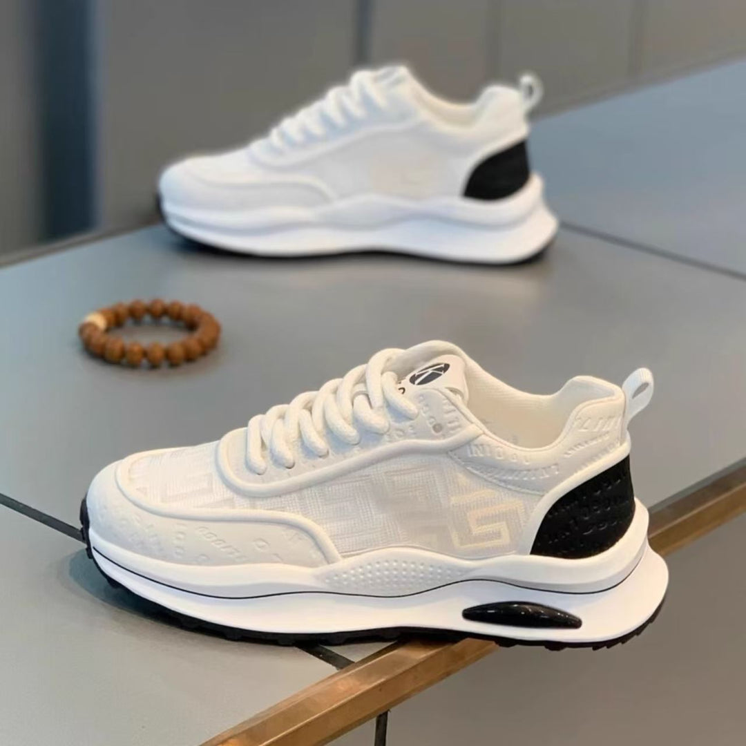 Damen Komfortable Lifestyle Sneakers mit atmungsaktiver Struktur und dämpfender Sohle EB