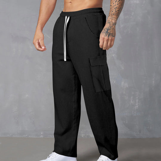 Herren Cargo-Jogginghose mit praktischen Seitentaschen und elastischem Bund EB