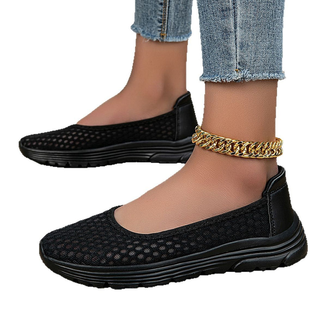 Damen Bequeme Freizeitschuhe mit atmungsaktiver Mesh-Oberfläche EB