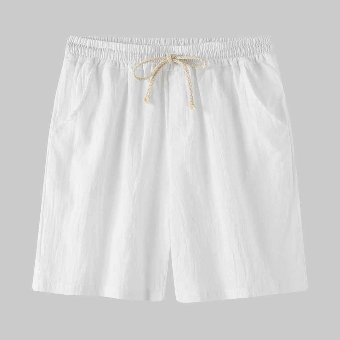 Herren Bermuda-Shorts mit elastischem Bund und seitlichen Taschen EB