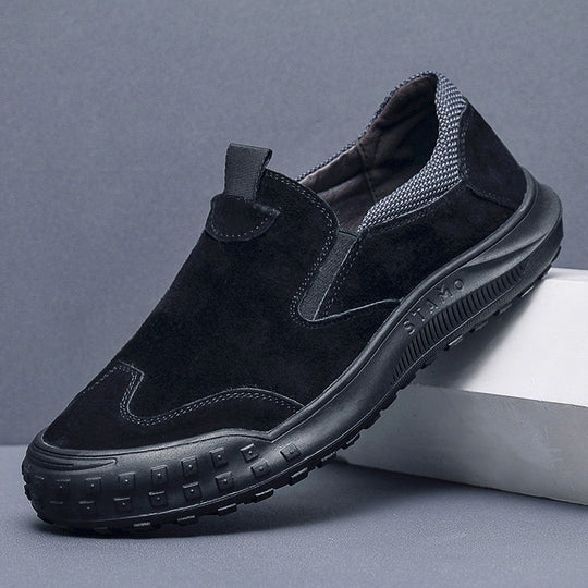 Damen Bequeme Slip-On Freizeitschuhe mit rutschfester Sohle EB