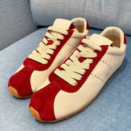 Damen Sneakers im eleganten Retro-Design mit atmungsaktiver Oberflächenstruktur EB