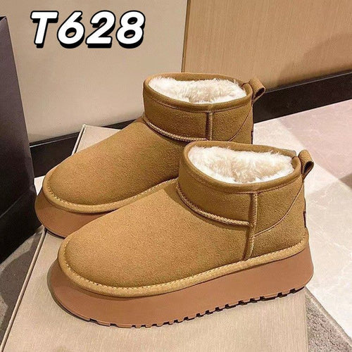 Damen Winterstiefel mit gemütlichem Innenfutter und rutschfester Sohle EB