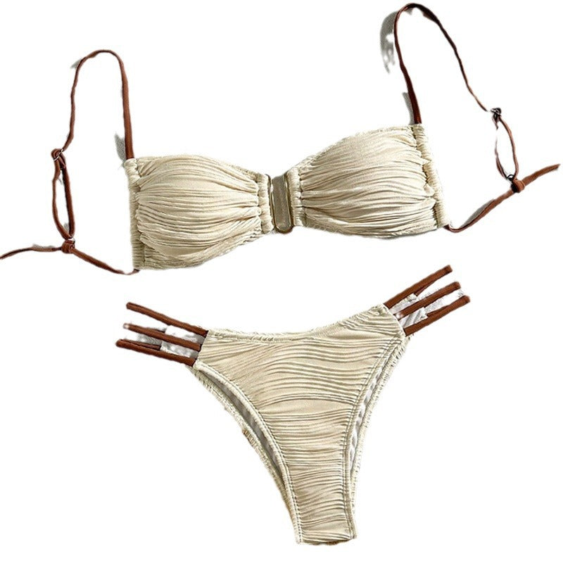 Damen Bikiniset mit eleganten Rüschendetails und modischem Schnitt EB