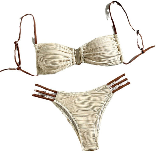 Damen Bikiniset mit eleganten Rüschendetails und modischem Schnitt EB