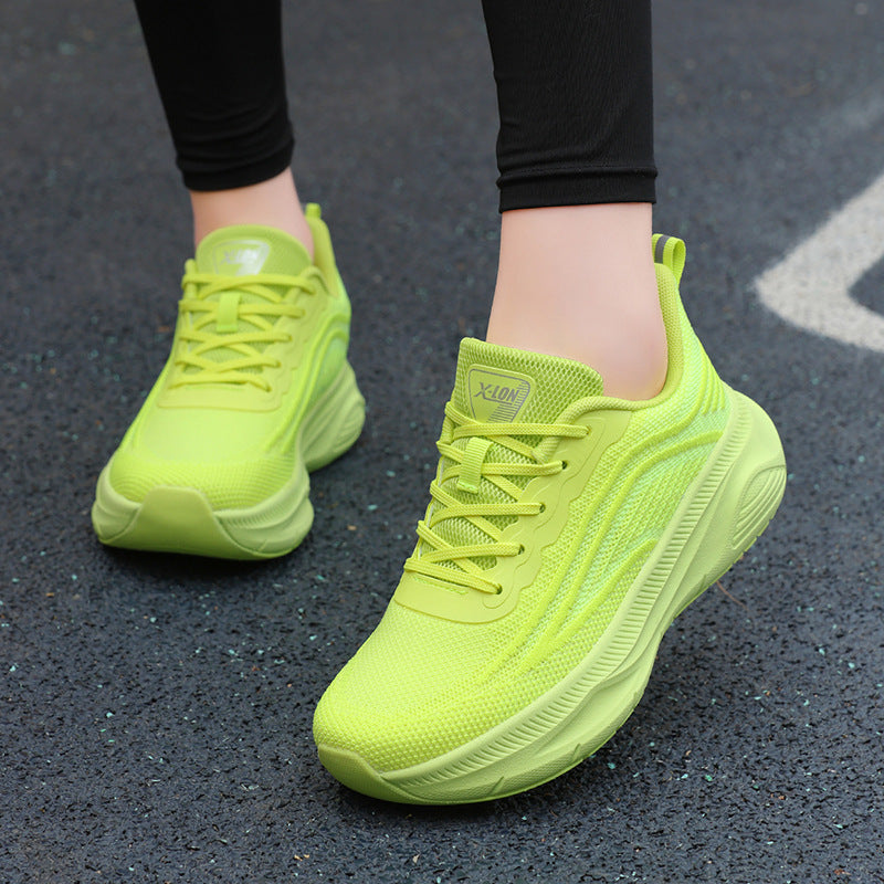 Damen Sportliche Lauf-Sneaker mit atmungsaktivem Obermaterial und stoßdämpfender Sohle EB